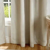 Martha Stewart Bedford Back Tab Blackout Set of 2 Curtain Panel