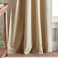 Martha Stewart Lido Rod Pocket Back Tab Blackout Set of 2 Curtain Panel