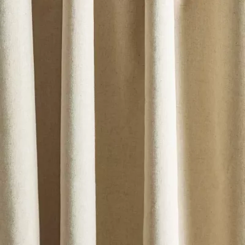 Martha Stewart Lido Rod Pocket Back Tab Blackout Set of 2 Curtain Panel