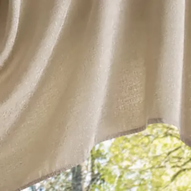Martha Stewart Naples Chenille Rod Pocket Valance