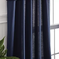 Martha Stewart Waters Edge Rod Pocket Back Tab Light-Filtering Set of 2 Curtain Panel