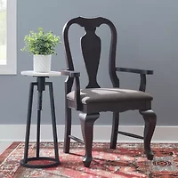 Lynk Wooden Upholstered Armchair