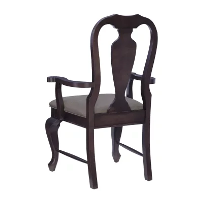 Lynk Wooden Upholstered Armchair