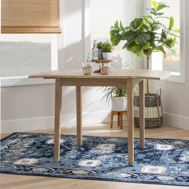 Tarlton Rectangular Wood-Top Dining Table