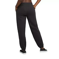 Hanes Womens Cuffed Mid Rise Fleece Active Jogger Pant
