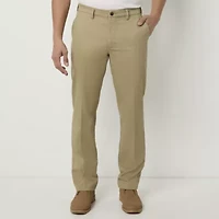 St. John's Bay Universal Wrinkle Free Easy Care Mens Classic Fit Flat Front Pant