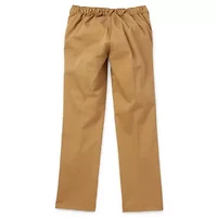 St. John's Bay Universal Wrinkle Free Easy Care Seated Mens Adaptive Easy-on + Easy-off Wear Classic Fit Flat Front Pant