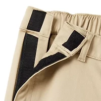 St. John's Bay Universal Wrinkle Free Easy Care Seated Mens Adaptive Easy-on + Easy-off Wear Classic Fit Flat Front Pant