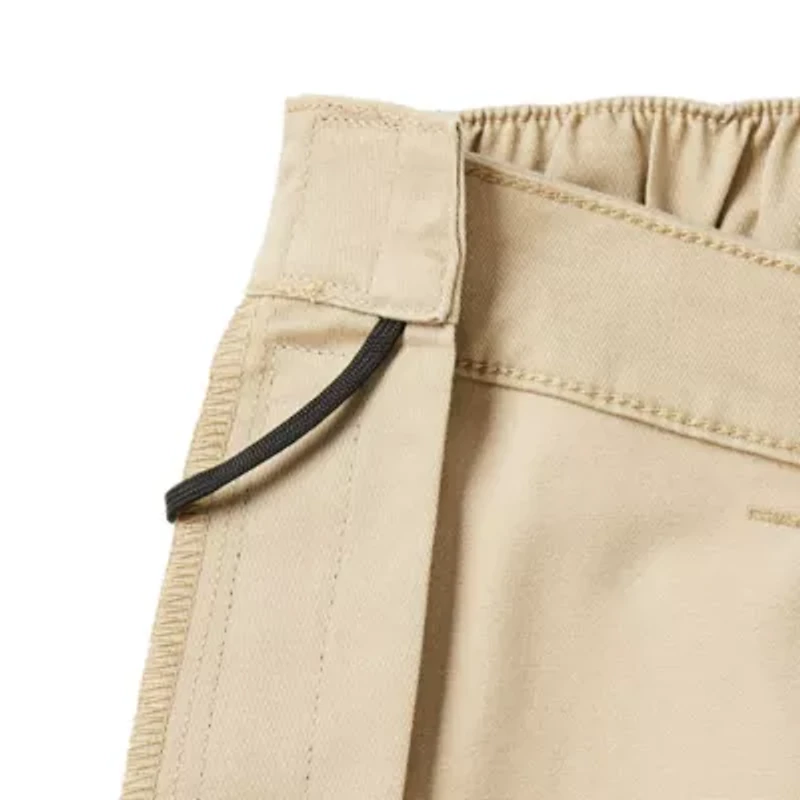 St. John's Bay Universal Wrinkle Free Easy Care Seated Mens Adaptive Easy-on + Easy-off Wear Classic Fit Flat Front Pant