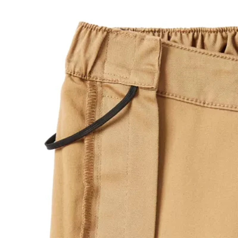 St. John's Bay Universal Wrinkle Free Easy Care Seated Mens Adaptive Easy-on + Easy-off Wear Classic Fit Flat Front Pant