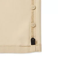 St. John's Bay Universal Wrinkle Free Easy Care Seated Mens Adaptive Easy-on + Easy-off Wear Classic Fit Flat Front Pant