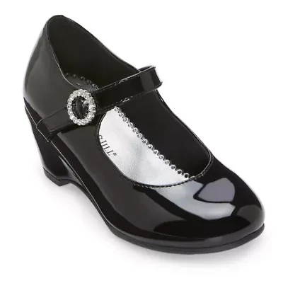 Christie & Jill Heart Little Big Kid Girls Round Mary Jane Shoes