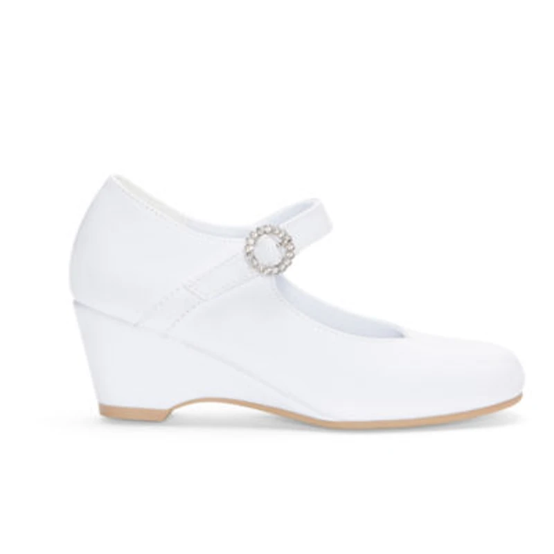 Christie & Jill Heart Little Big Kid Girls Round Mary Jane Shoes