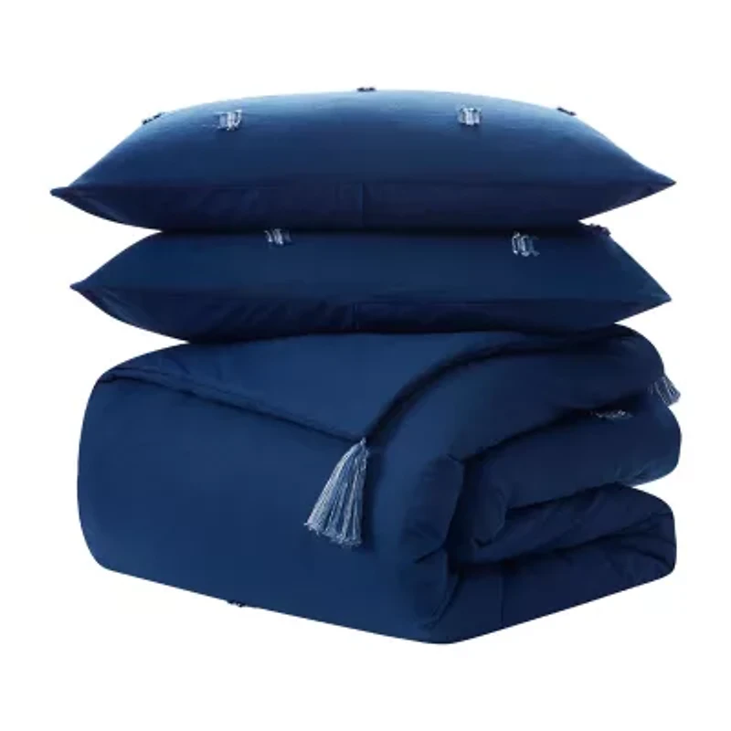 Blue Loom Arlo 3-pc. Lightweight Embroidered Comforter Set