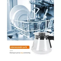 Commercial Chef Drip Coffee Maker with pour over cup