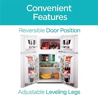 BLACK+DECKER 3.1 cu.ft.. 2 Door Ref/Freezer