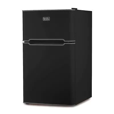 BLACK+DECKER 3.1 cu.ft.. 2 Door Ref/Freezer - Back