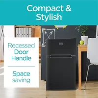 BLACK+DECKER 3.1 cu.ft.. 2 Door Ref/Freezer - Back