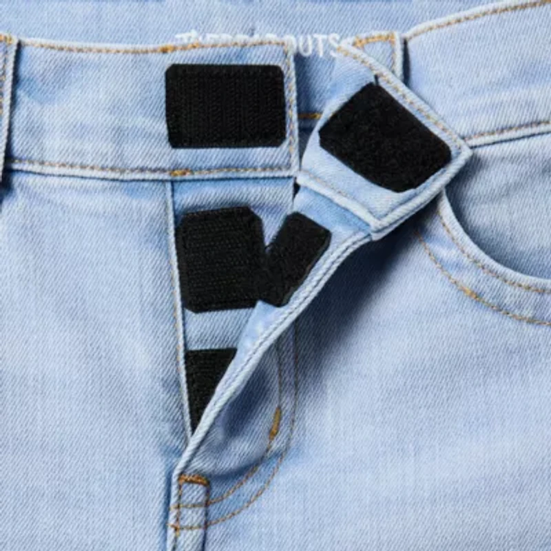 Thereabouts Little & Big Kid Girls Adaptive Easy-on + Easy-off Bermuda Short