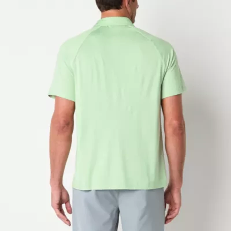 Xersion Activated Cooling Mens Regular Fit Short Sleeve Polo Shirt