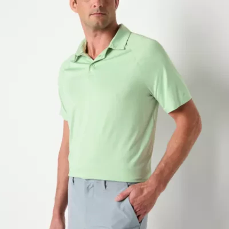 Xersion Activated Cooling Mens Regular Fit Short Sleeve Polo Shirt