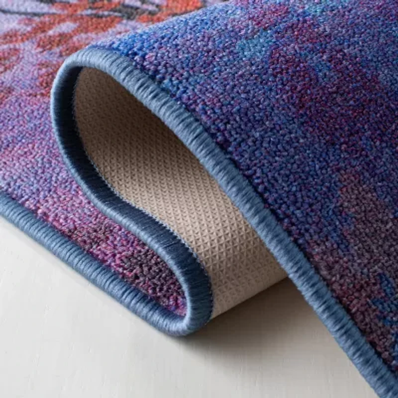 Disney Frozen II Collection Destiny Washable 5'x5' Indoor Round Area Rug