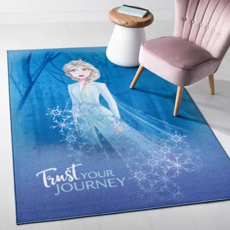 Disney Frozen II Collection Journey Washable 39"x63" Indoor Rectangular Accent Rug