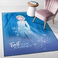 Disney Frozen II Collection Journey Washable 39"x63" Indoor Rectangular Accent Rug