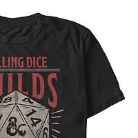 Mens Crew Neck Short Sleeve Regular Fit Graphic T-Shirt