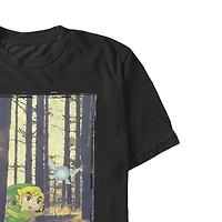 Mens Short Sleeve Legend of Zelda Graphic T-Shirt