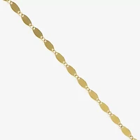 Made in Italy Womens 14K Gold 18 Inch Link Chain Necklace