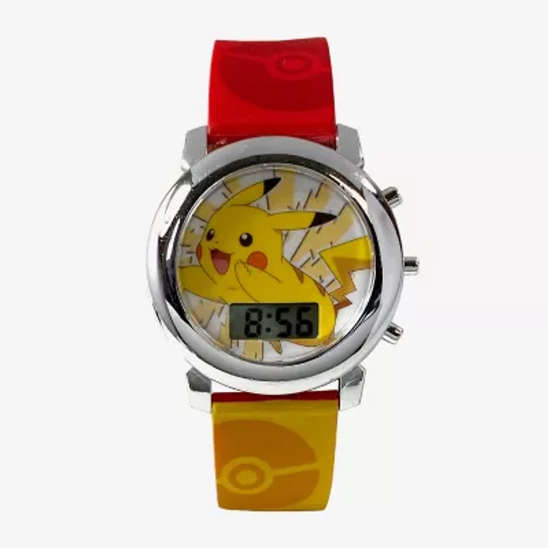 Pokeman Boys Multicolor Strap Watch Pok40074jc