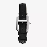Timex Womens Black Leather Strap Watch Tw2y00800ji