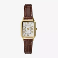 Timex Womens Brown Leather Strap Watch Tw2y00900ji