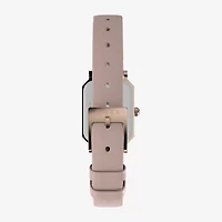 Timex Womens Pink Leather Strap Watch Tw2y01100ji