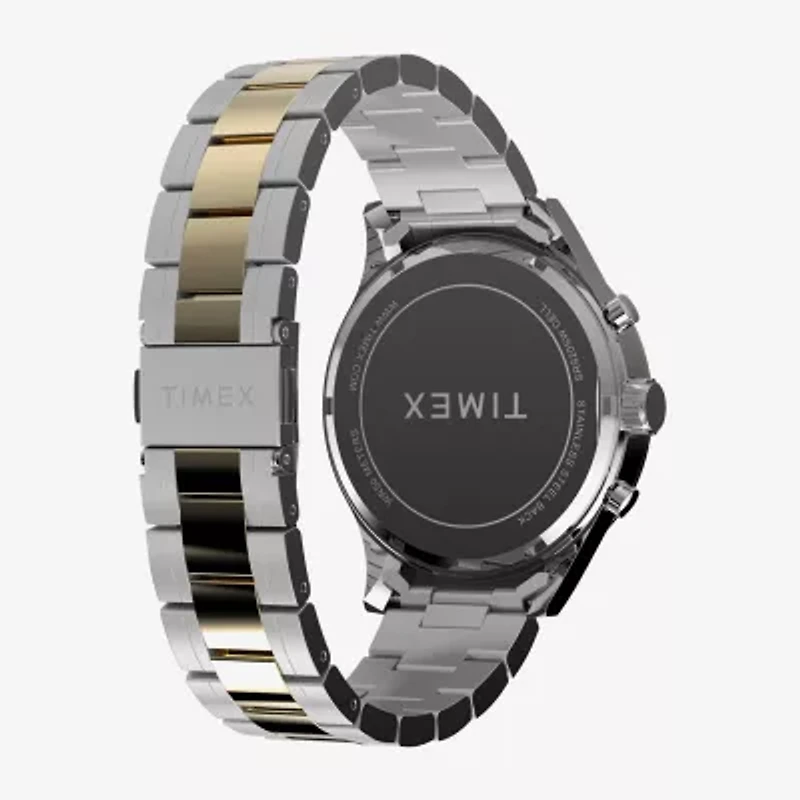 Timex Mens Two Tone Stainless Steel Bracelet Watch Tw2y01500ji