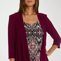 R & M Richards Womens Jacket Dress