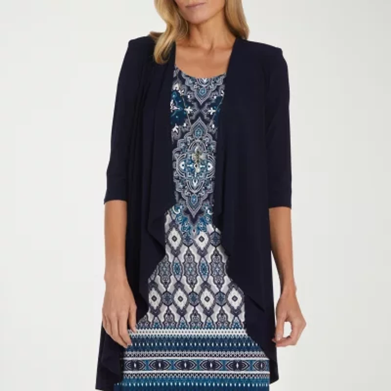 R & M Richards Womens Jacket Dress