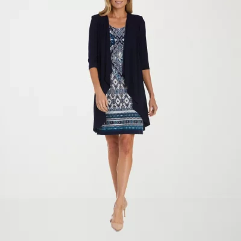 R & M Richards Womens Jacket Dress