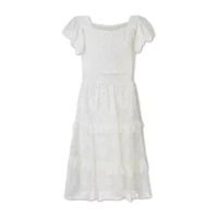 Speechless Big Kid Girls Short Sleeve A-Line Dress