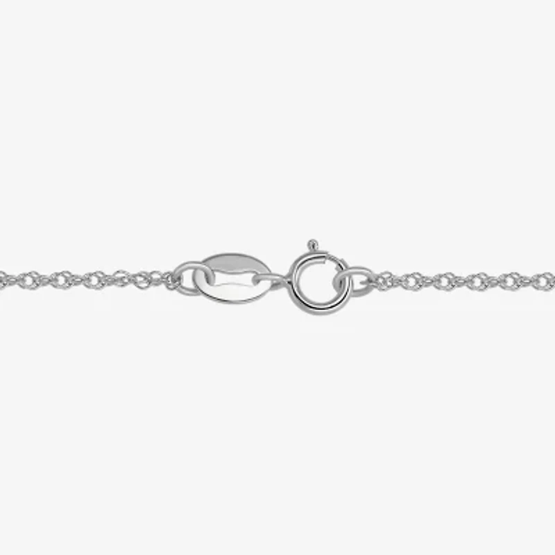 "Mom" Womens Sterling Silver 18 Inch Locket Necklace