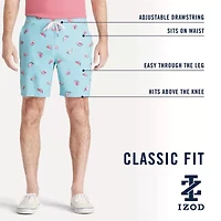 IZOD Mens Saltwater Beach Performance Swim Trunk