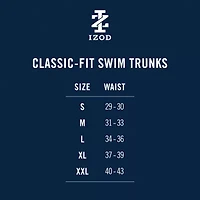 IZOD Mens Saltwater Beach Performance Swim Trunk