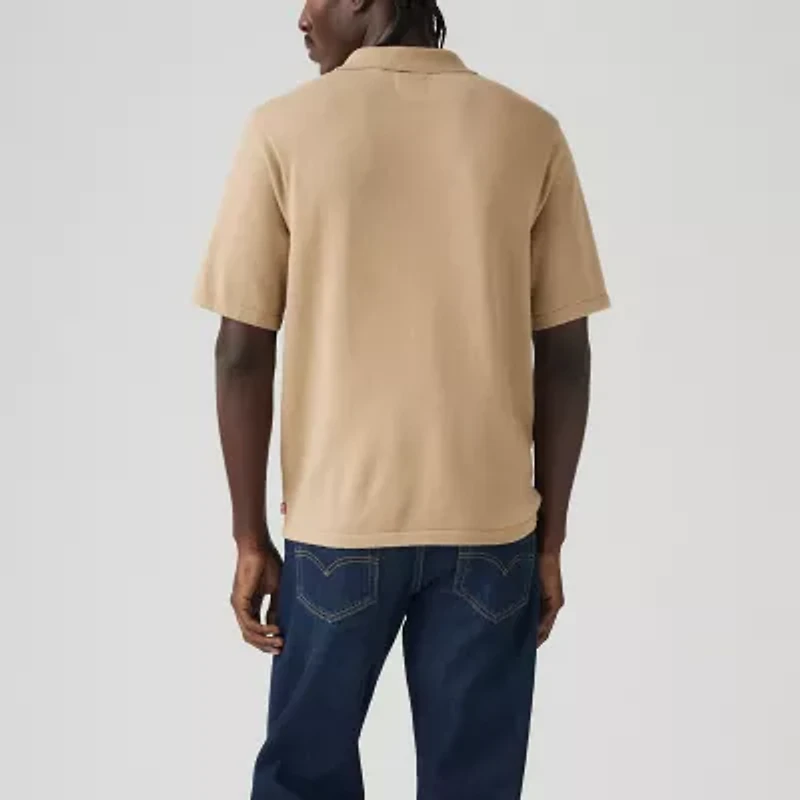 Levi's® Mens Short Sleeve Sweater Polo Shirt