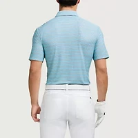 IZOD Swingflex Elite Stripe Mens Regular Fit Short Sleeve Polo Shirt