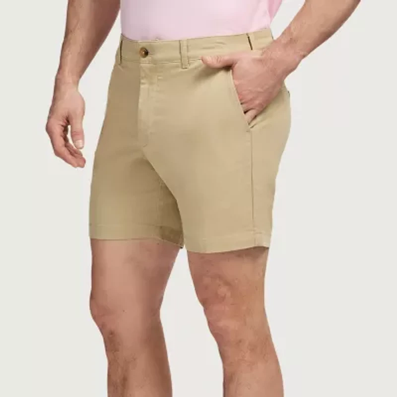 IZOD Saltwater Mens 7" Stretch Fabric Chino Short