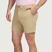 IZOD Saltwater Mens 7" Stretch Fabric Chino Short