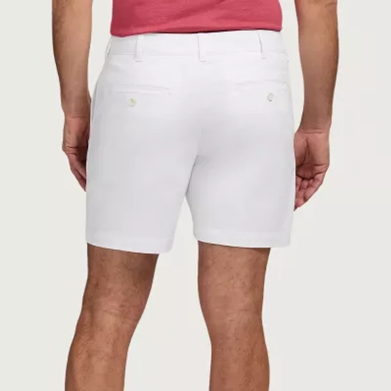 IZOD Saltwater Mens 7" Stretch Fabric Chino Short