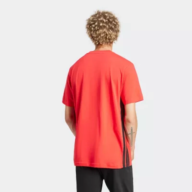 adidas Mens Crew Neck Short Sleeve Active Big and Tall T-Shirt