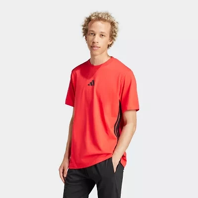 adidas Mens Crew Neck Short Sleeve Active Big and Tall T-Shirt